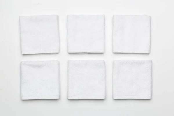 Spa Towels Top View — Stock Photo, Image