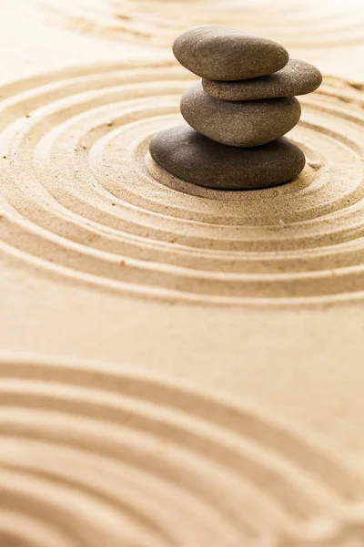 Zen Jardim Meditação Pedra Fundo — Fotografia de Stock