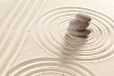 Japon Bahçe zen stone