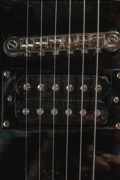 Detail Der Klassischen Gitarre Aus Nächster Nähe — Stockfoto
