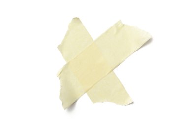 Beyaz arka plan üzerinde çeşitli yapışkan bant adet topluluğu