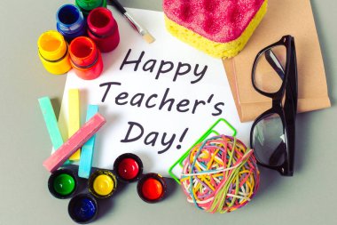 Öğretmenin gün tatil. kopya alanı