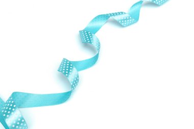 Parlak şerit beyaz arka plan üzerinde izole