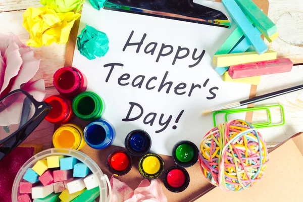 Teacher\'s day holiday. copy space