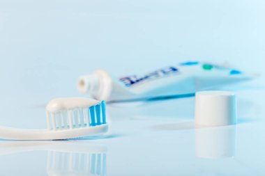 diş fırçası yakın çekim 