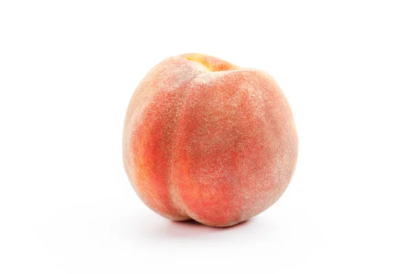 Peach Isolated White Background — Stock Photo, Image