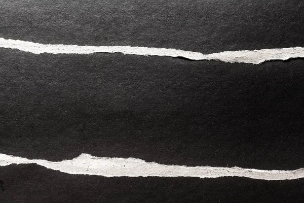 Μαύρο Σχισμένο Χαρτί Γκρο Πλαν Θέα — Φωτογραφία Αρχείου