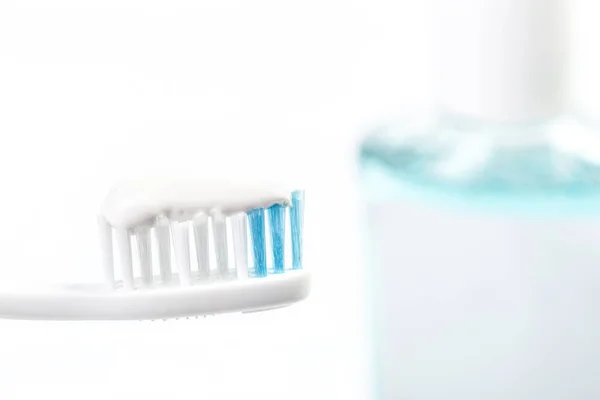 Escova Dentes Perto — Fotografia de Stock