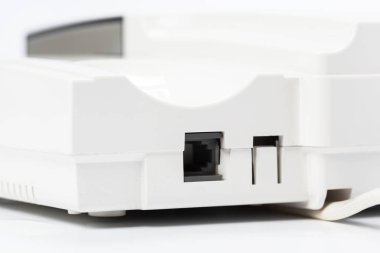 İnterkom sistemi arka plan üzerinde Kapat