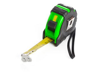 beyaz arkaplanda bant ölçüsü