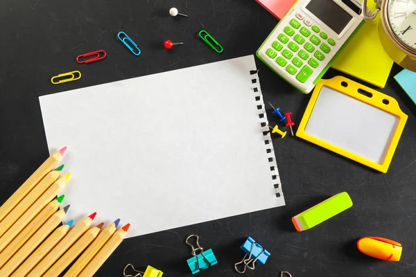 Terug Naar Schoolbord — Stockfoto