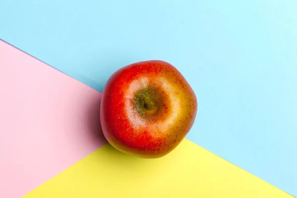 Fruta Manzana Roja Vista Cerca —  Fotos de Stock