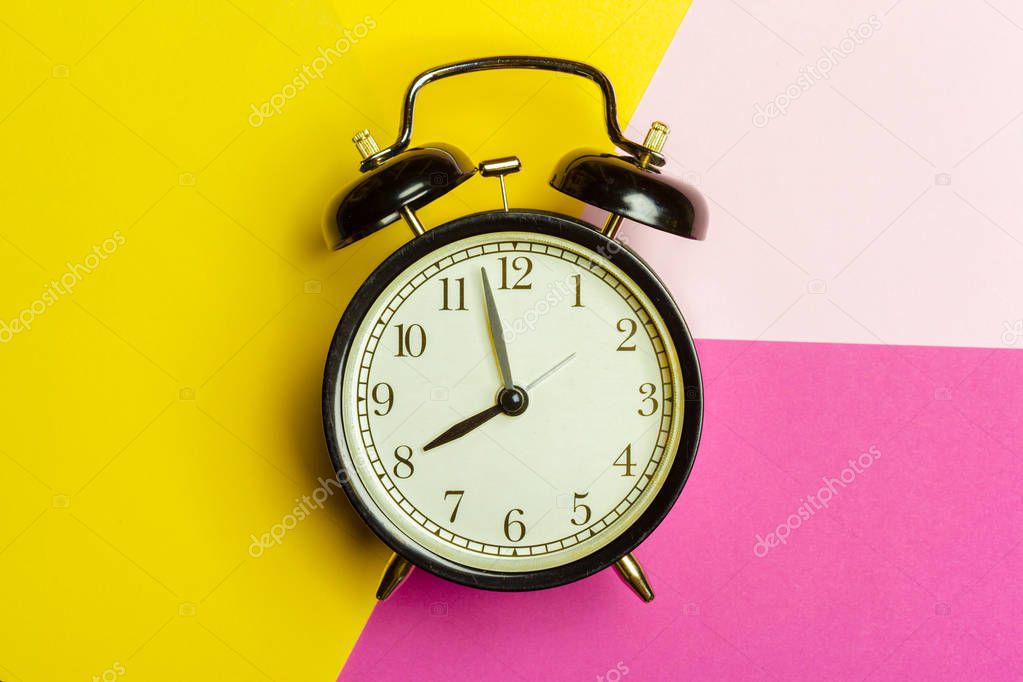 Retro Alarm Clock, close-up view