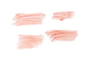 lekeli Vakfı doğal beyaz arka plan üzerinde makyaj