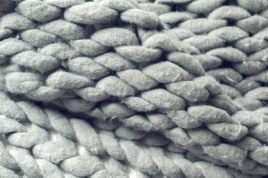 Dev ekose, yakından görmek gri örgü