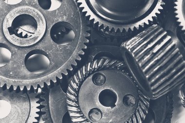 Yığın vites görünümünü yakın çekim