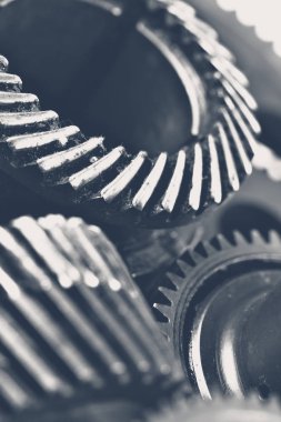 Yığın vites görünümünü yakın çekim