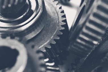 Yığın vites görünümünü yakın çekim