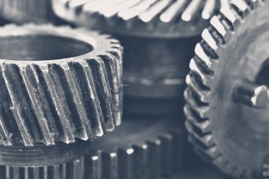 Yığın vites görünümünü yakın çekim