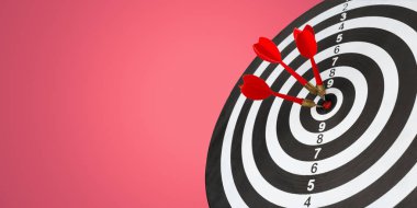 Hedef merkezde ok dartları