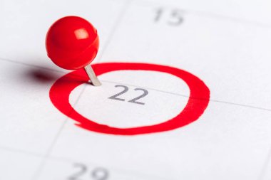 Takvim sayfasındaki tarihlerin kapatılması