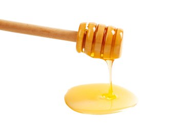 ahşap drizzler beyaz arka plan üzerinde izole ile tatlım