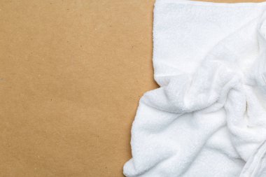 Spa havlu, üstten görünüm