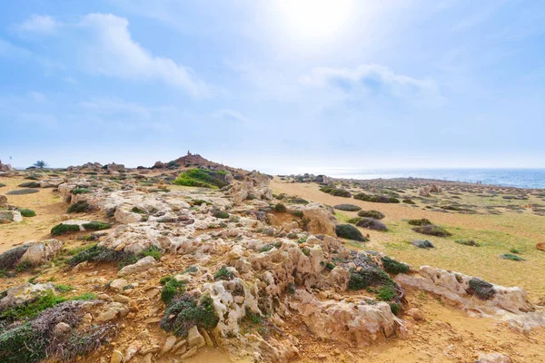 Древние Руины Кипр Заднем Плане — стоковое фото