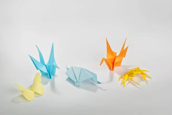 Papeles Origami Vista Cerca — Foto de Stock