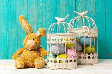 güzel Paskalya yumurtaları. Paskalya arka plan