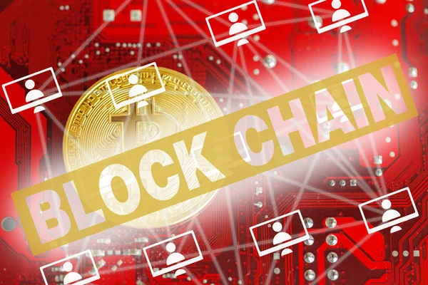 Block Chain Cryptocurrency Concept — Stock Photo, Image