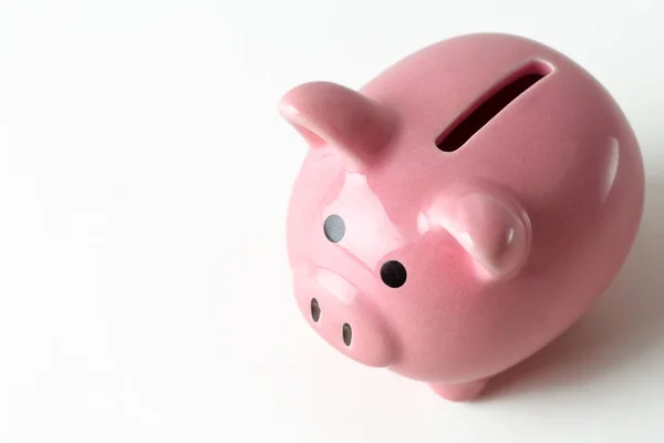 Piggy Bank Isolated White — Stock Photo, Image