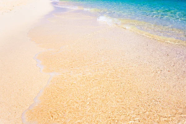 Wellen Des Meeres Sandstrand — Stockfoto