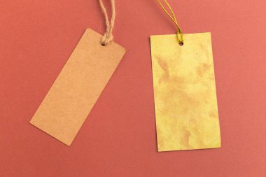 yükseltilmiş boş fiyat etiketleri görünümünü