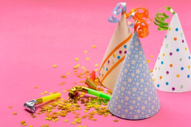 Parti öğe renk arka plan üzerinde