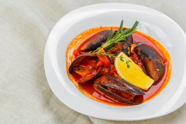 Taze midye, görünümü kapatın