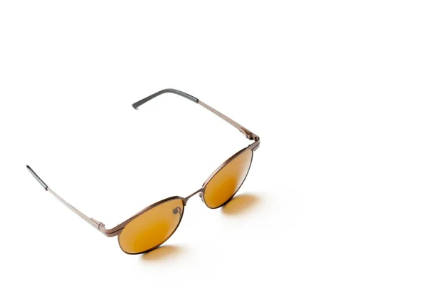 Moda Óculos Sol Isolados Branco — Fotografia de Stock