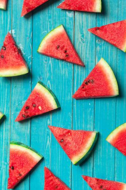 dilim karpuz arka plan üzerinde Kapat