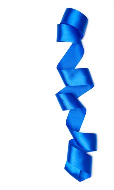 kurdele beyaz arkaplanda izole edildi