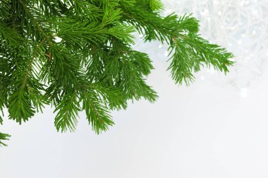 Arka plan, Noel ağacına yakın çekim