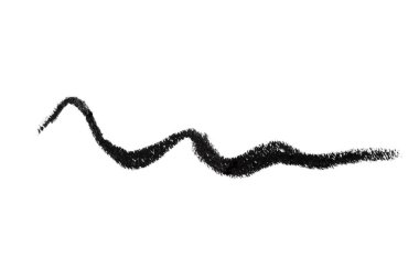 Beyaz arka plan üzerinde kozmetik karakalem