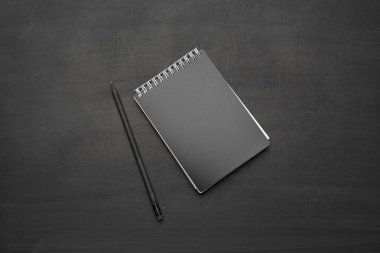 Üstten Görünüm spiral defter