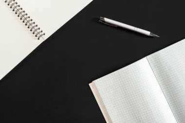 Üstten Görünüm spiral defter