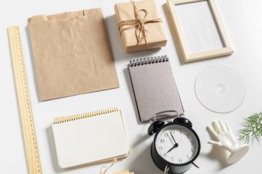 renkli çalışma alanı yakın çekim 