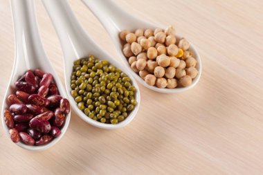 karışık kuru fasulye, görünümü kapatın