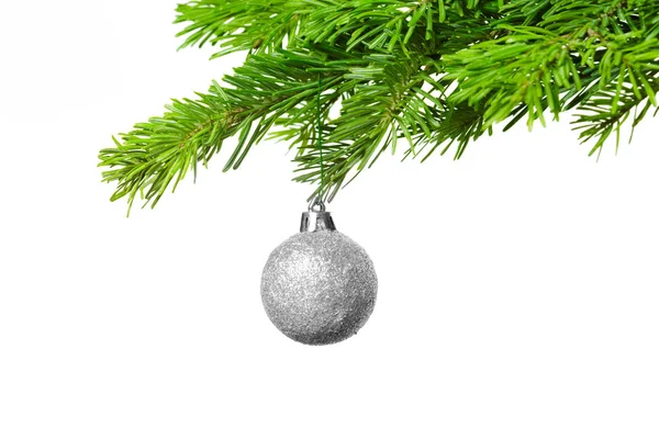 Kerstversiering Geïsoleerd Witte Achtergrond — Stockfoto