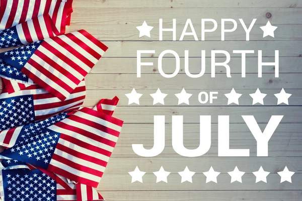 Happy Fjärde Juli Usa Flaggan — Stockfoto