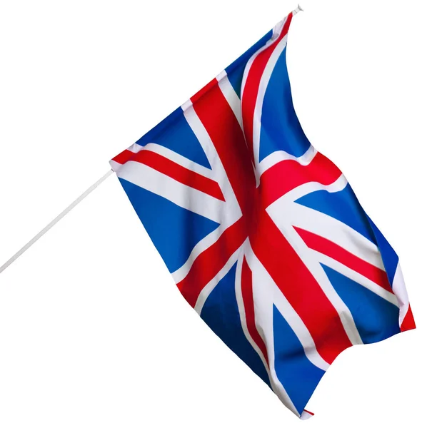 Flagge Von Großbritannien Hintergrund Nahaufnahme — Stockfoto