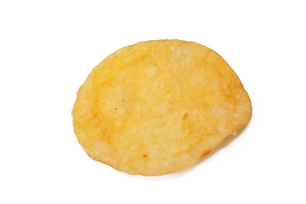 Kartoffelchips Isoliert Auf Weiß — Stockfoto