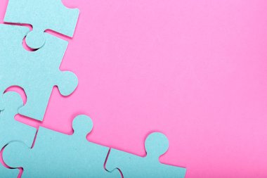 Puzzle parçaları ile metin için boş yer